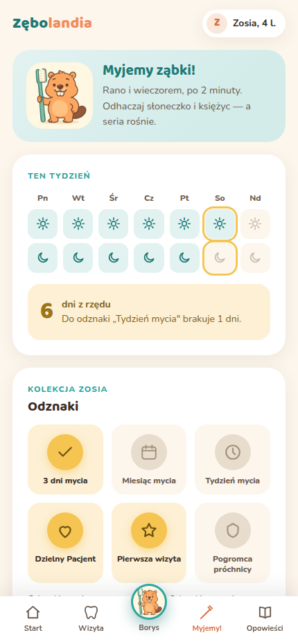 Kalendarz szczotkowania